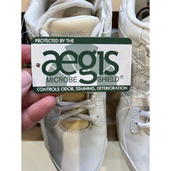 Kaepa Crossover Cheeleader White Sneakers w/ Aegis Shield Women's SZ 7.5 NWT - Picture 4 of 8